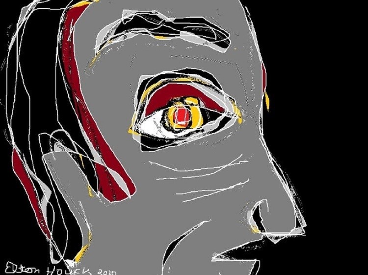 the insomniac...(C)..2020..ELTON HOUCK....digital art....