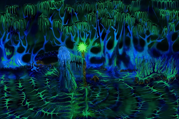 Bio-Luminescent Swamp Witch