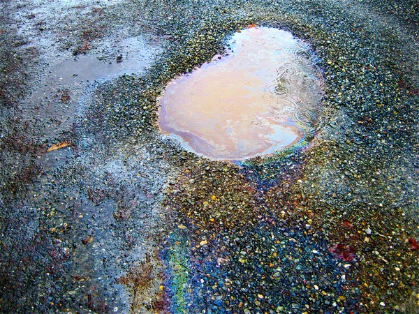 Oil Slick Puddle 