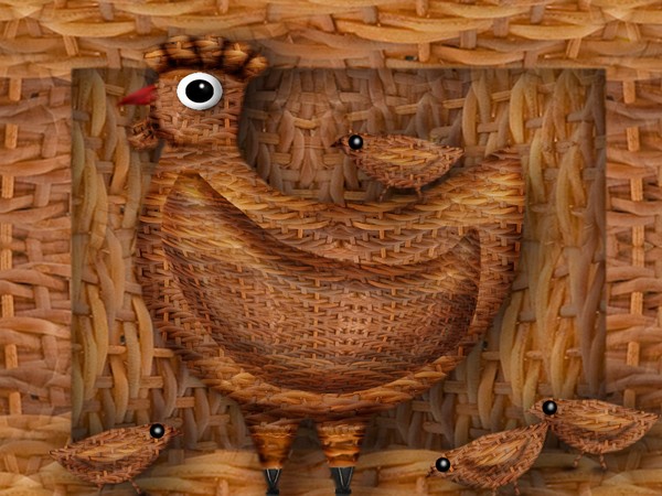 Mother Hen & her Chicks