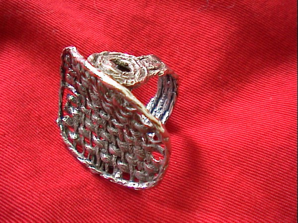 Hand made sterling silver ring
