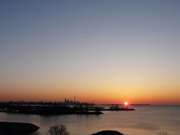 Sun Rising in Toronto