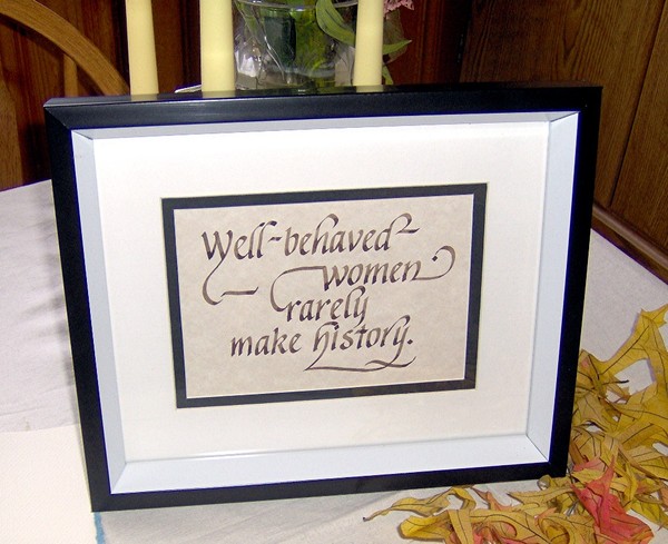 well-behaved women