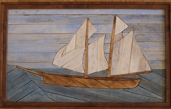 early long boat lath art