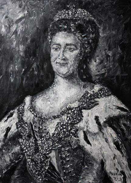 painting Imperatrijtsa Ekatherine II Great 