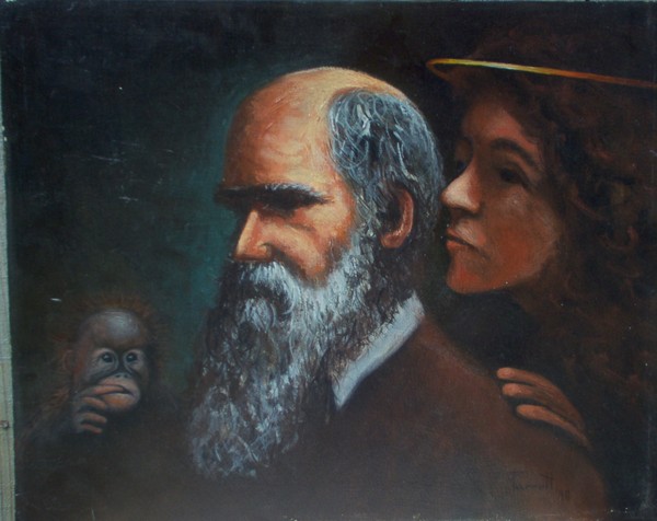 Darwin and the Angel of Knowledge.