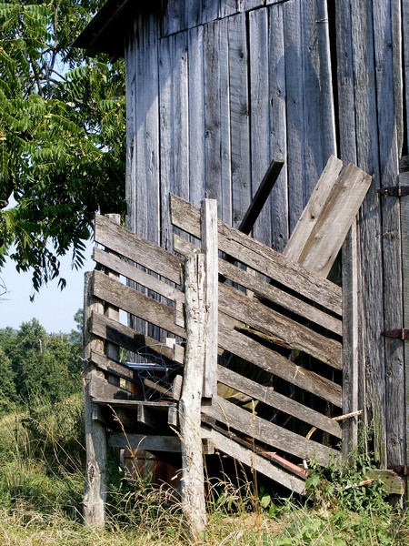 An old cattle shoot