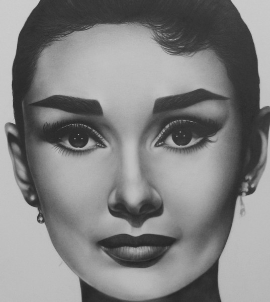 Audrey Hepburn  Graphite
