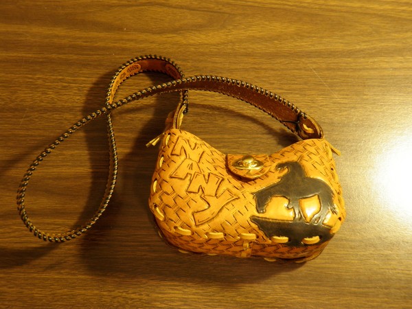 leather handbag