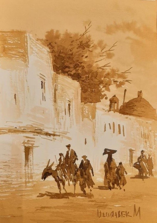 A street in old Bukhara