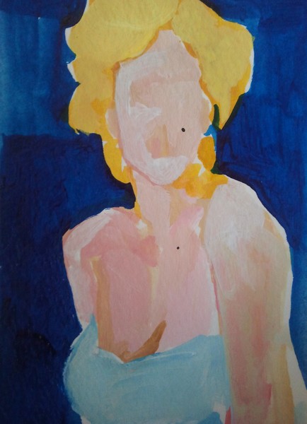 Acrylic painting portrait Marilyn Monroe 