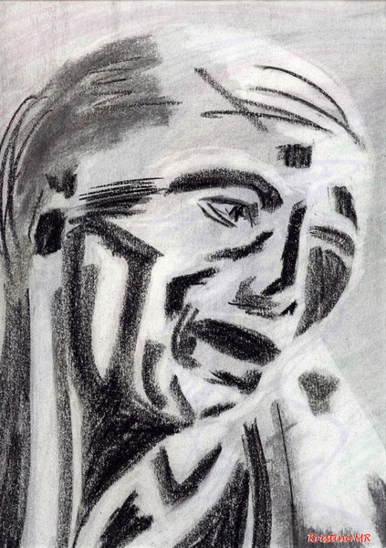 Old Man in Charcoal