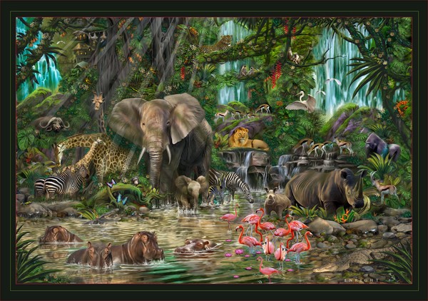 AFRICAN JUNGLE EXPERIENCE by John Enright | ArtWanted.com