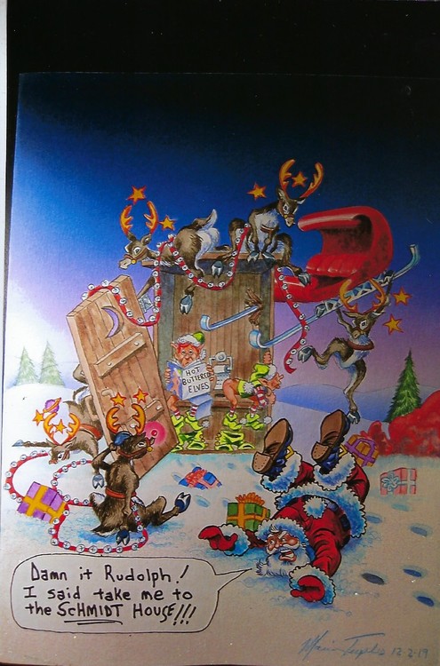 santa card