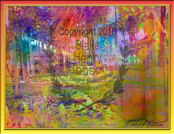 Ames Park Ormond Beach FL Collage Art