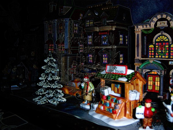 Department 56 Christmas Village Digital Art