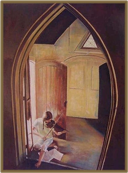 within the mirror