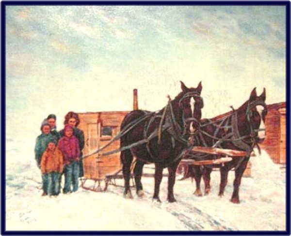 Rita, Winter scene