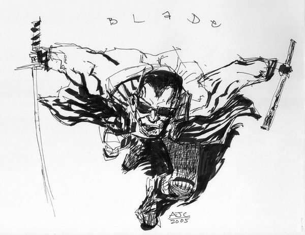 BLADE POSTER Sketch