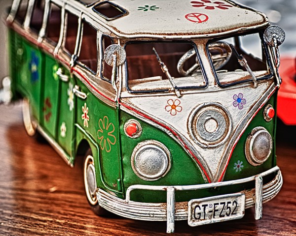 Toy Flower Bus