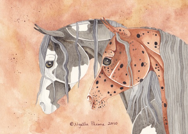 Pinto & Appaloosa Horses On Terra