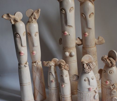 Angels, ceramic