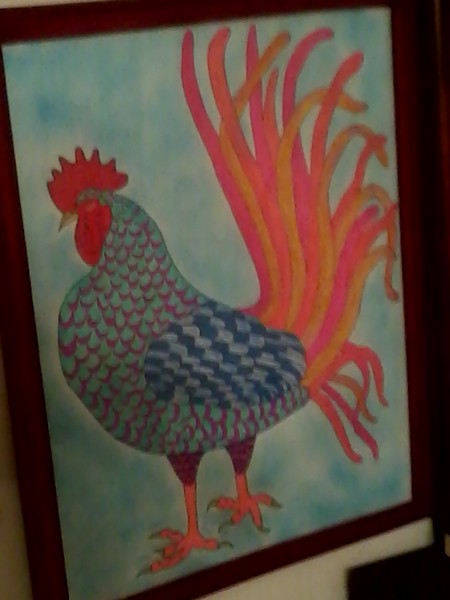 A Ronnie Ray Red Rooster 88e By Ronnie Vickers