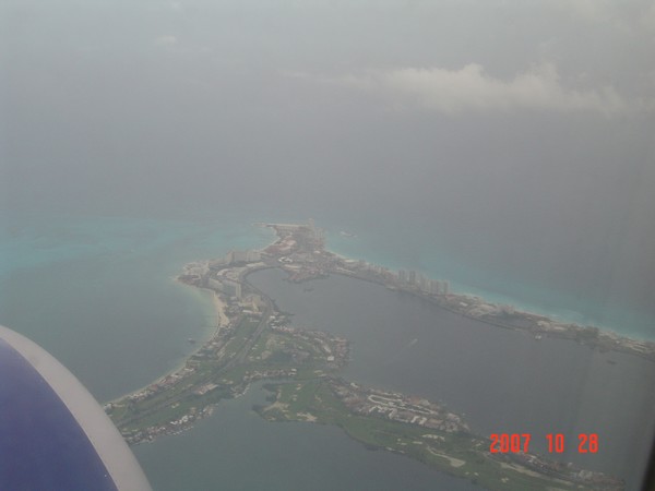 Aerial View of Cancun