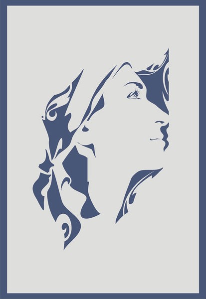 vector portrait 1