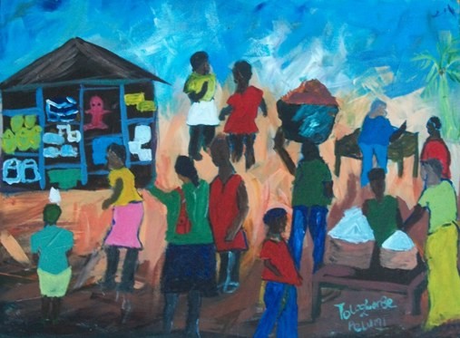 NIGERIAN MARKET....TOLOGBOSE PELUMI