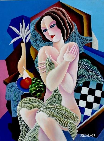 composition--The modest woman--