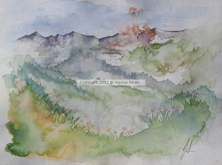 Singed Ridge Valley View
