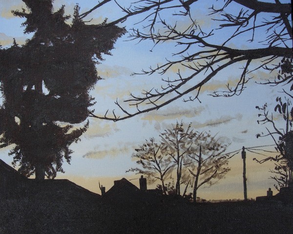 Suburbia at dawn