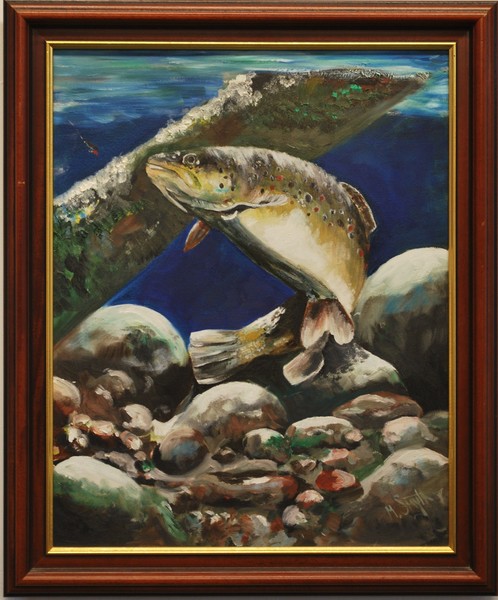 BROWN TROUT AND BUTCHER