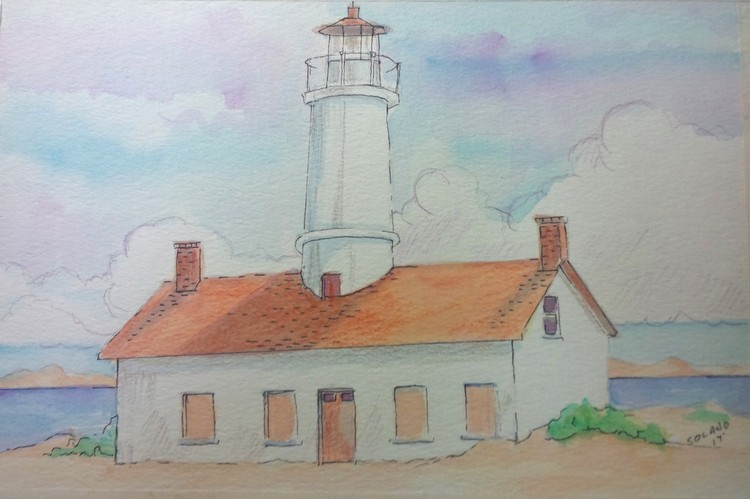 study of humboldt harbour lighthouse,ca