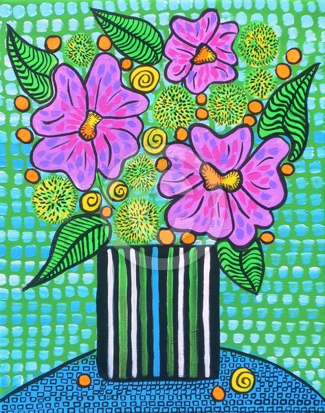 Pink flowers