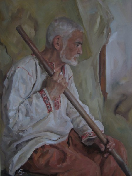 Portrait of an old man