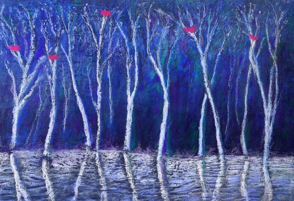 Winter Nests, Night