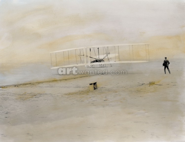 Wright Brothers First Flight, Circa 1903