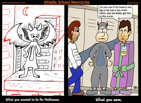 Middle School Memories: Halloween