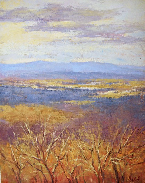 Mountains at noon