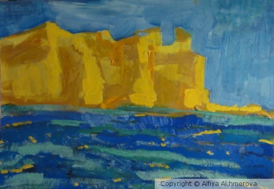 Golden shore