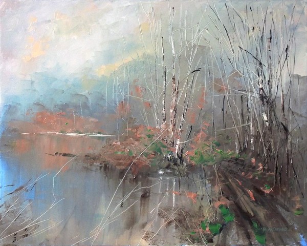 Gloomy spring day