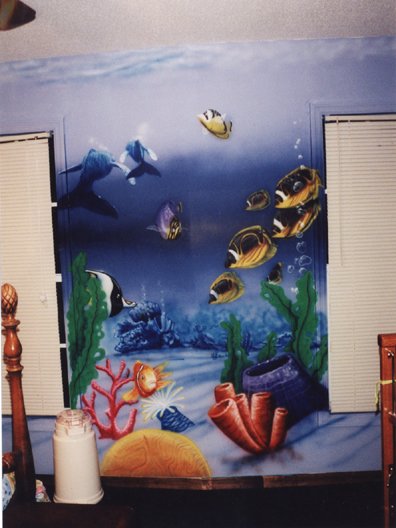 underwater mural