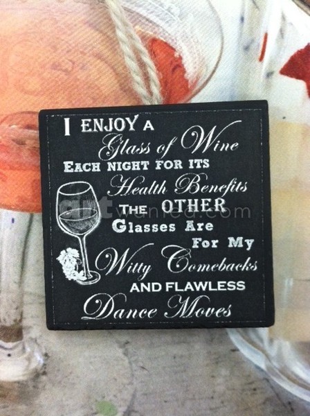 Glass of wine.... chalkboard ornament