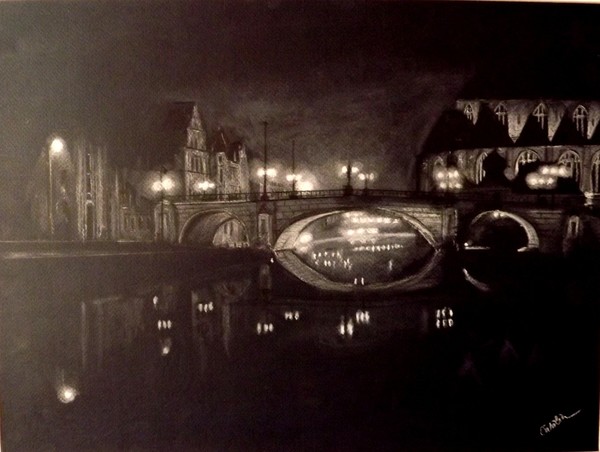 BRIDGE AT NIGHT