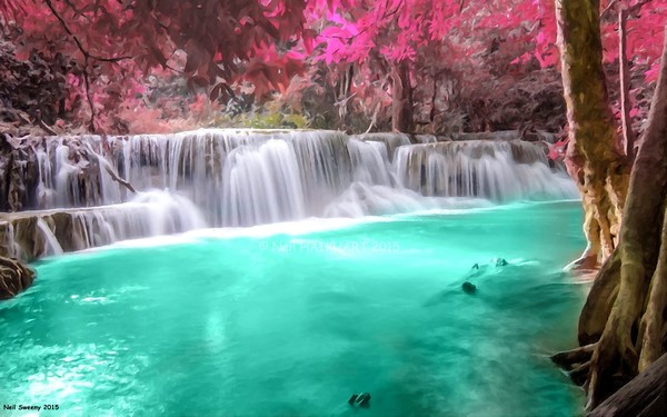 Beautiful waterfall 6