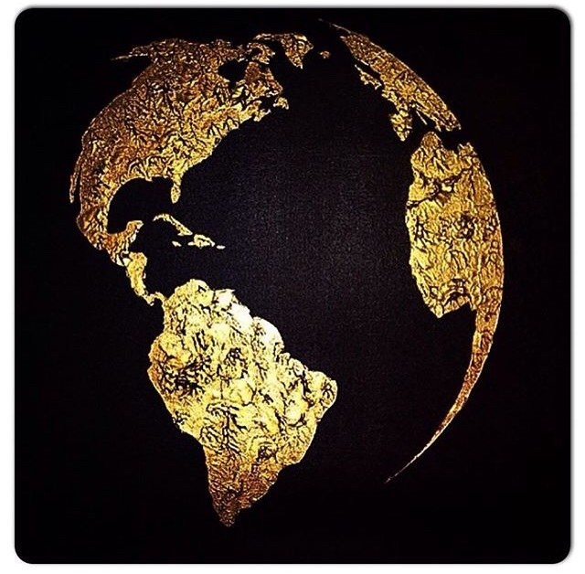 Gold leaf art