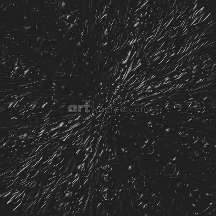 abstract-black-waves digital painting2