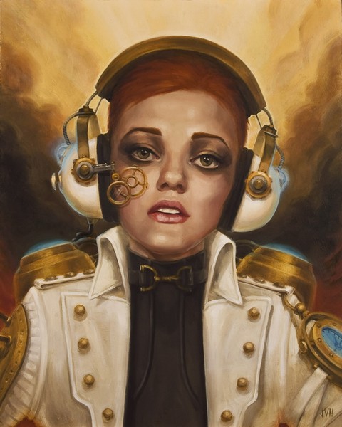 Joan of Steampunk, 11x14 inch print